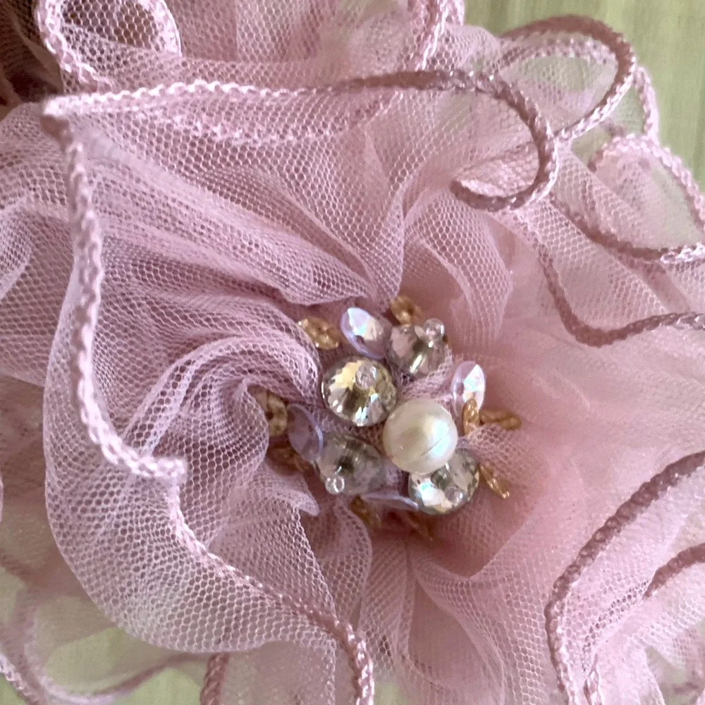 Ooh La La Couture Tulle Floral Headband Girls Color Pink Size OS